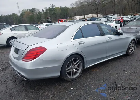2015 Mercedes-Benz S 550 из США, поврежденный, VIN WDDUG8CBXFA185028